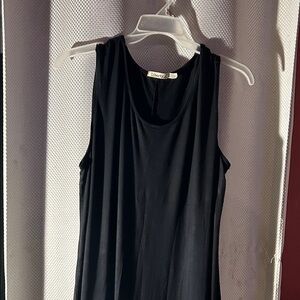 Liberty Love Black Scoop Neck Sleeveless Tank Dress size 2xl